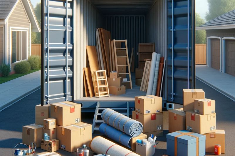 Slik ser en lagercontainer ut Slik ser en lagercontainer ut